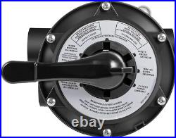 SP0714T Black 7-Way Pool Control Valve Hayward Sand Filter 1.5 FIP Fitting