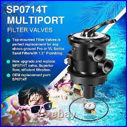 SP0714T VariFlo Top Mount Multiport Valve for Hayward Pro VL Series Sand Filter