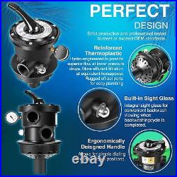 SP0714T VariFlo Top Mount Multiport Valve for Hayward Pro VL Series Sand Filter