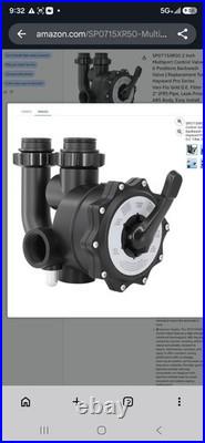 SP0715XR50 2 Multiport Control Valve 6 Positions Backwash Valve For Hayward
