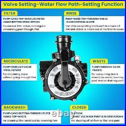 SPX0710X32 Vari-Flo Multiport Valve1.5 For Hayward S200 and S240 Series Pool