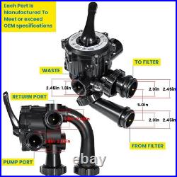 SPX0710X32 Vari-Flo Multiport Valve For Hayward S200 and S240 Series Pool U 1.5 SPX0710X32 Vari-Flo Multiport Valve For Hayward S200 and S240 Series Pool U 1.5