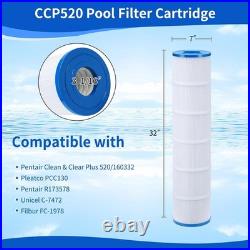 SUNRRA CCP520 Pool Filter Cartridges Pleatco PCC130 Unicel C-7472 4 PACK SUNRRA CCP520 Pool Filter Cartridges Pleatco PCC130 Unicel C-7472 4 PACK