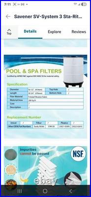 SV-System 3 Sta-Rite System 3 S7M120 Pool Filter Inner&Outer Replacement 25021 SV-System 3 Sta-Rite System 3 S7M120 Pool Filter Inner&Outer Replacement 25021