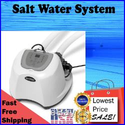 Salt Water System Chlorinator Heavy Duty Above Ground Swimming Pool 7000 Gallon