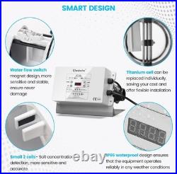 Saltwater Pool System, Westaho Salt Chlorine Generator with USA Titanium Cell