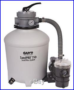 SandPRO 75 D Series Pool Pump and Filter System for Above-Ground Pools