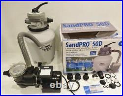 SandPro 50D Above Ground Pool Pump & Sand Filter Kit Game 2400 GPH