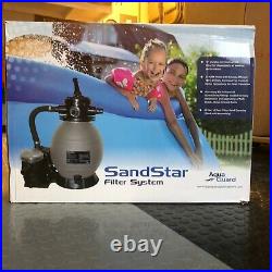 SandStar AquaGuard 13 Sand Filter System For Intex and soft side Pools