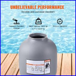 Sand Filter 16 Above Inground Swimming Pool Sand Filter with 7-Way Valve Sand Filter 16 Above Inground Swimming Pool Sand Filter with 7-Way Valve