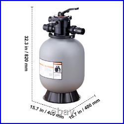 Sand Filter 16 Above Inground Swimming Pool Sand Filter with 7-Way Valve Sand Filter 16 Above Inground Swimming Pool Sand Filter with 7-Way Valve