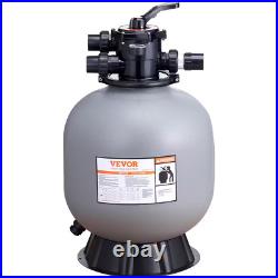 Sand Filter 22 In. Up to 55 GPM Swimming Pool Sand Filter System with 7-Way Mult