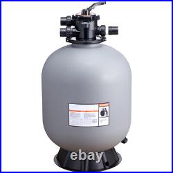 Sand Filter 24 Above Inground Swimming Pool Sand Filter with 7-Way Valve