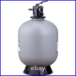 Sand Filter 24 Above Inground Swimming Pool Sand Filter with 7-Way Valve