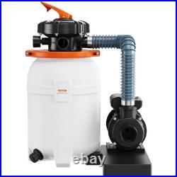 Sand Filter Above Ground 0.33HP Pool Pump 1585GPH Flow 10 6-Way Valve Sand Filter Above Ground 0.33HP Pool Pump 1585GPH Flow 10 6-Way Valve