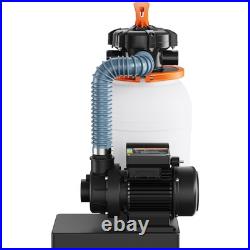 Sand Filter Above Ground 0.33HP Pool Pump 1585GPH Flow 10 6-Way Valve Sand Filter Above Ground 0.33HP Pool Pump 1585GPH Flow 10 6-Way Valve