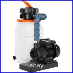 Sand Filter Above Ground 0.33HP Pool Pump 1585GPH Flow 10 6-Way Valve Sand Filter Above Ground 0.33HP Pool Pump 1585GPH Flow 10 6-Way Valve