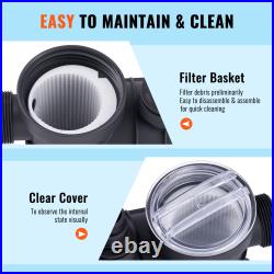 Sand Filter Above Ground 0.35/0.33HP Pool Pump 1585GPH Flow 12/10 6-Way Sand Filter Above Ground 0.35/0.33HP Pool Pump 1585GPH Flow 12/10 6-Way