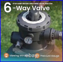 Sand Filter Above Ground Pool Pumps with Timer 3,000GPM