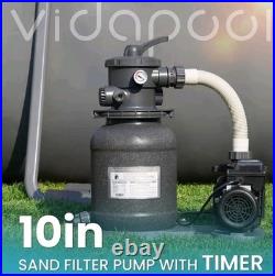 Sand Filter Above Ground Pool Pumps with Timer 3,000GPM