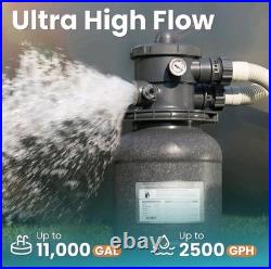 Sand Filter Above Ground Pool Pumps with Timer 3,000GPM