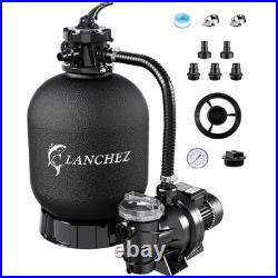Sand Filter Pump for Above Ground Pool with Timer, 1.5 HP, Max 4900 GPH for Pool Sand Filter Pump for Above Ground Pool with Timer, 1.5 HP, Max 4900 GPH for Pool
