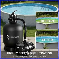 Sand Filter Pump for Above Ground Pool with Timer, 1.5 HP, Max 4900 GPH for Pool Sand Filter Pump for Above Ground Pool with Timer, 1.5 HP, Max 4900 GPH for Pool