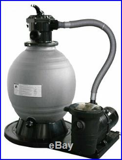 Sand Filter System 1-1/2 HP Pump for Above Ground Pools 24,000 Gallon 22-Inch