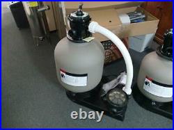 Sand Filter System with 175LB Sand Tank 1HP Pump and Motor