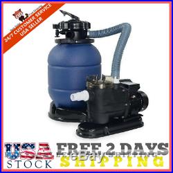 Sand Filter System with Pool Pump Above Ground Swimming Pool 10000GAL 5 Way 13 HP