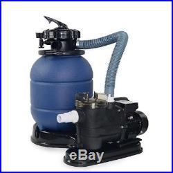 Sand Filter System with Pool Pump Above Ground Swimming Pool 10000GAL 5 Way 13 HP