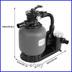 Sand Filter Water Pump System for Above Ground Swimming Pool 4.32m³/h