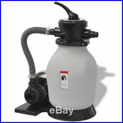 Sand Filter with Pool Pump 0.35 HP 2694 GPH