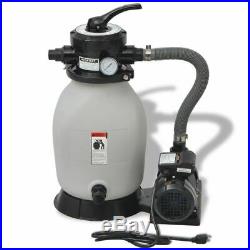 Sand Filter with Pool Pump 0.35 HP 2694 GPH