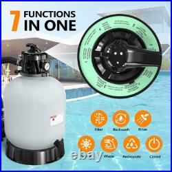 Sand Pool Filter 16 inch Tank With 3/4 HP Pump for Above Ground Swimming Pool