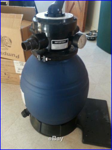 Sand filter and 2 pool pump motors