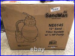 Sandman Above Ground Sand Filter System with 0.5HP Pump 0.76 sq. Ft. NE6145