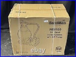 Sandman NE6150 Above Ground Sand Filter System 1.0 HP Pump New Factory Sealed