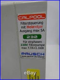 Schwimmbad Filtersteuerung mit Heizsteuerung CALPOOL 230V Heizungsregelung