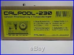 Schwimmbad Filtersteuerung mit Heizsteuerung CALPOOL 230V Heizungsregelung