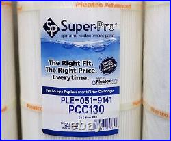 Set of 4 Super-Pro PCC130 Pool & Spa Replacement Filter Cartridge PLE-051-9141