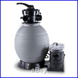 Splash Deluxe 18in. Above Ground Sand Filter System with 1 HP Pump