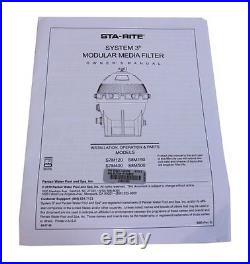 Sta-Rite 25021-0200S & 25022-0201S System 3 S7M120 Swimming Pool Filter Set