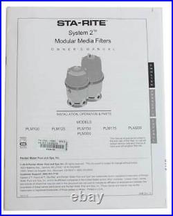 Sta-Rite 27002-0150S System 2 PLM150 Cartridge Filter Replacements (2 Pack)
