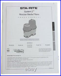 Sta-Rite 27002-0150S System 2 Pool Cartridge PLM150 Filter 150 Square Foot