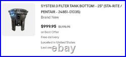 Sta-Rite System 3 filter tank Pentair S7M120