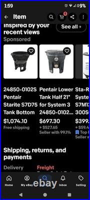 Sta-Rite System 3 filter tank Pentair S7M120
