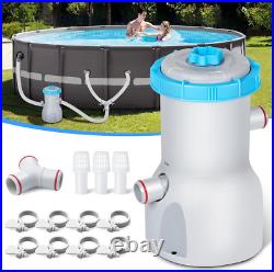Standard Pool Filter Pump 800 GPH Flow for Clear Water & Debris Filtration Standard Pool Filter Pump 800 GPH Flow for Clear Water & Debris Filtration
