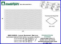 Standartpark 4 inch Thick geo Grid Ground Grid polyethylene 1885 LBS per sq ft