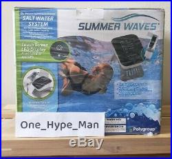 Summer Waves Naturally Pure Salt Water System for Above Ground Pools Up To 7,000